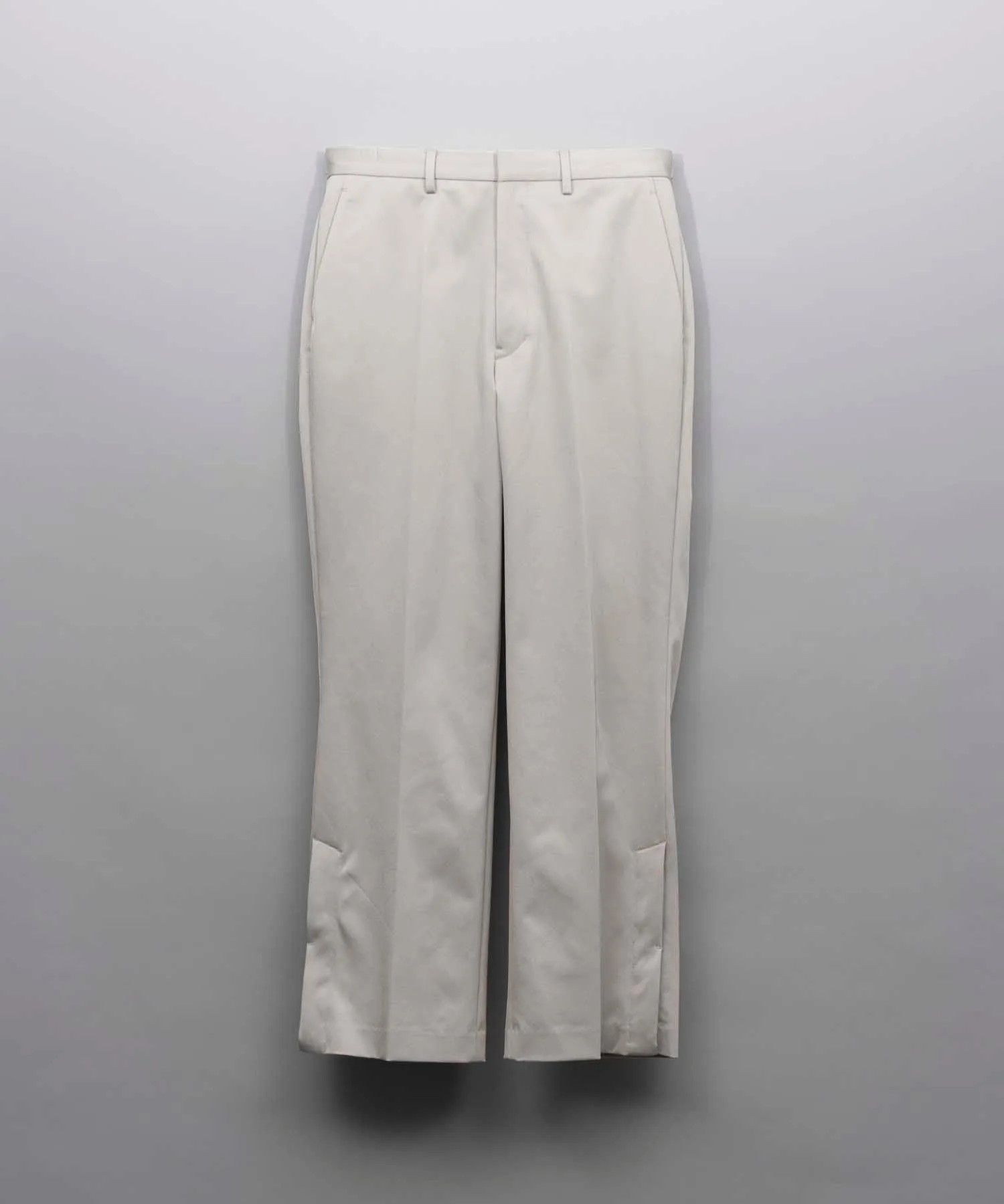 Triacetate Slit Straight Pants