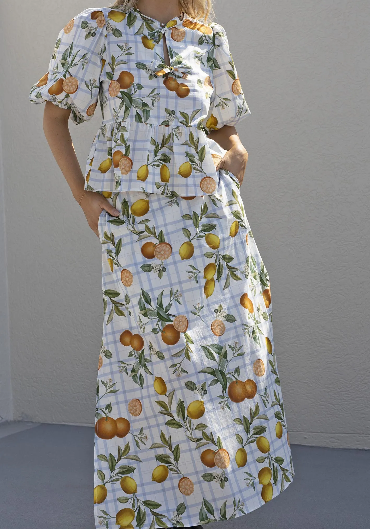 Tropical Picnic Maxi Skirt