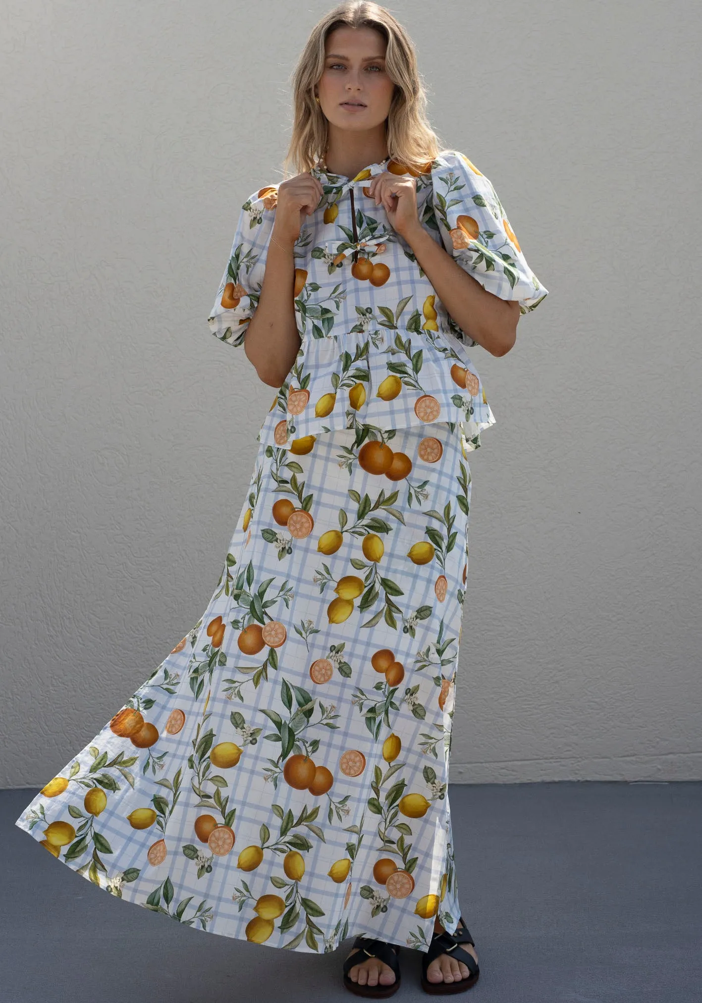 Tropical Picnic Maxi Skirt