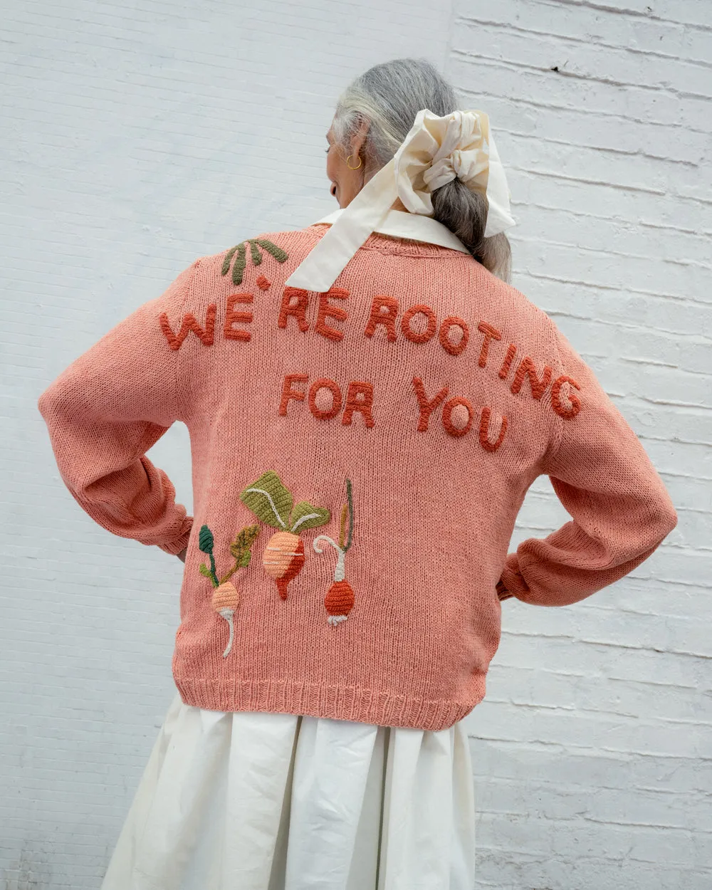 Twinsun Knit Cardigan - Pink Rooting For You