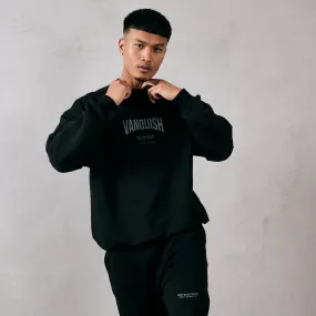 Vanquish Heavyweight Division Black Oversized Sweater