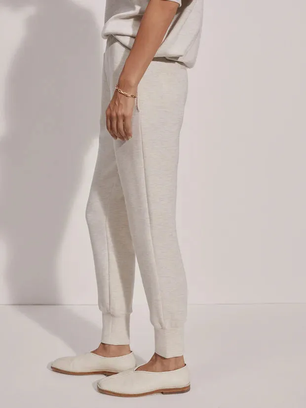 Varley Slim Cuff Pants (27.5) - Ivory Marl