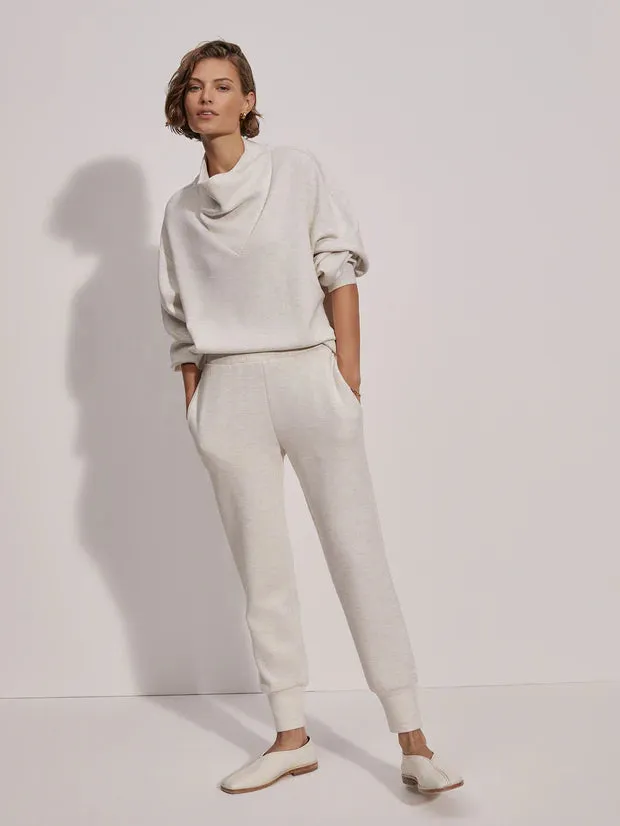 Varley Slim Cuff Pants (27.5) - Ivory Marl