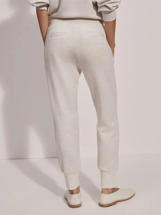 Varley Slim Cuff Pants (27.5) - Ivory Marl