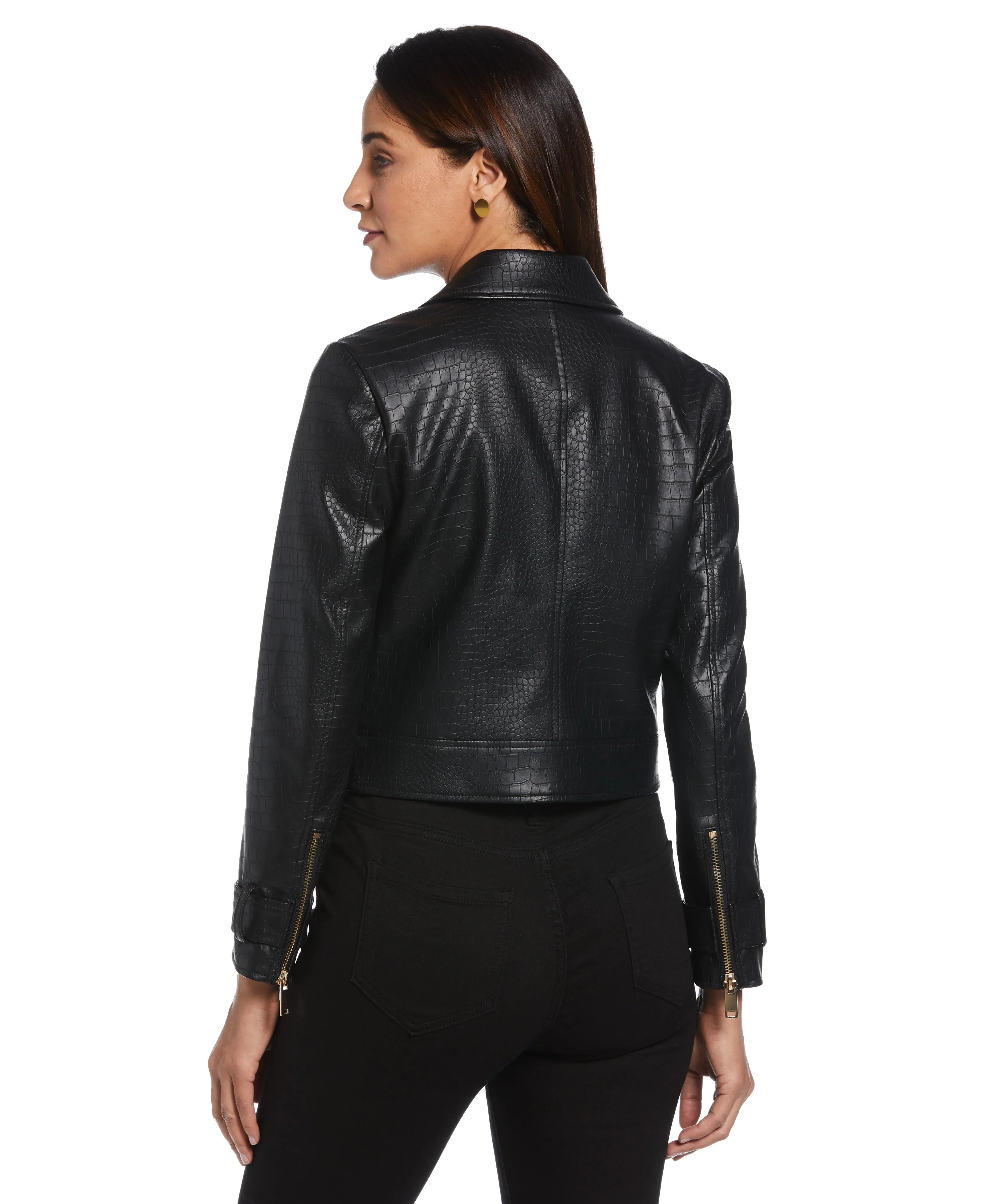 Vegan Leather Moto Jacket